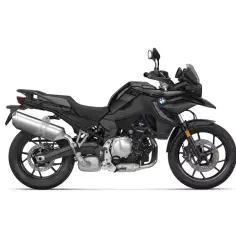 Czarny motocykl BMW F 750 GS, idealny do podróży. Poznaj jego dane techniczne.