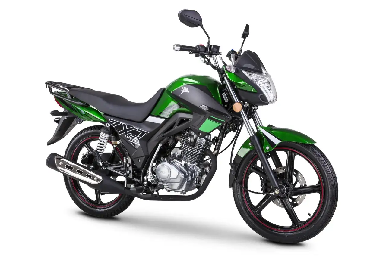 Zielony motorower ZXT 125, idealny dla młodych kierowców. Karta motorowerowa od ilu lat? Od 14!